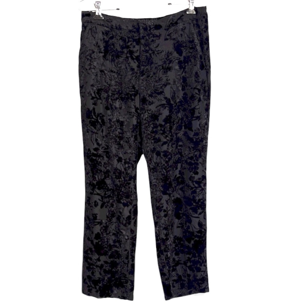 Zara Basic Velvet Detail Pants NWT Size M